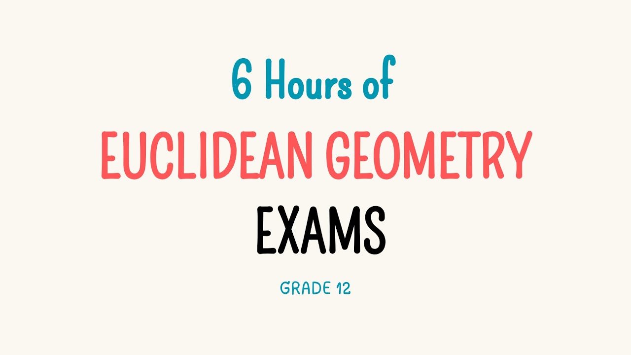 Compilation of Euclidean Geometry Exam Questions