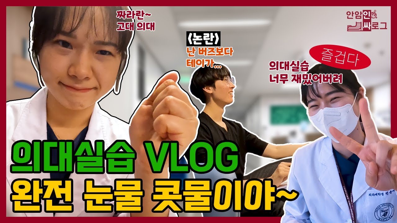[의대실습 브이로그] 고대 의대실습 텐션 완전 기절이야~★ㅣ의대생ㅣ소화기내과ㅣ순환기내과