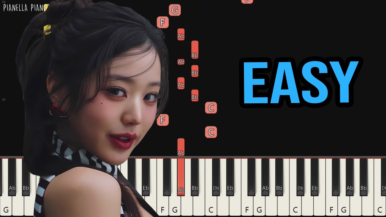 IVE - ATTITUDE | EASY Piano Tutorial by Pianella Piano