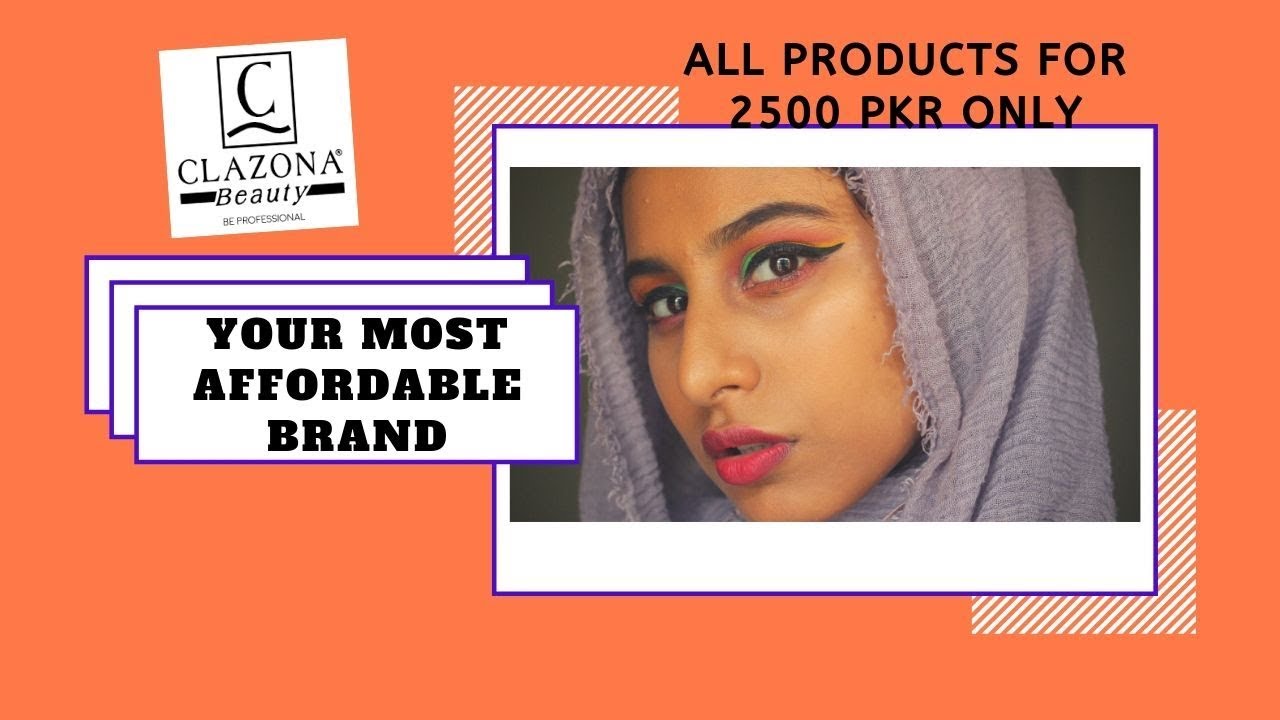 Clazona Cosmetics  | One Brand Makeup Tutorial