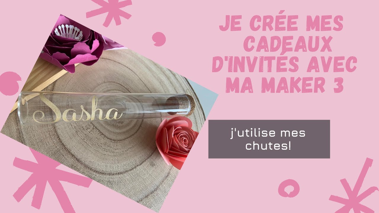 Pas à Pas personnalisation avec ma Cricut Maker3