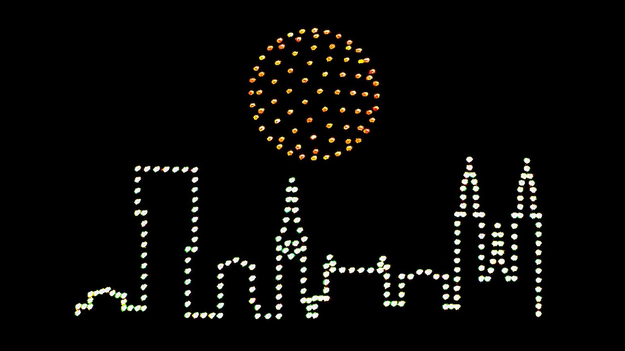 July 9, 2023: EWZ - Drone show in Zurich (Drohnenshow Züri-Fäscht)