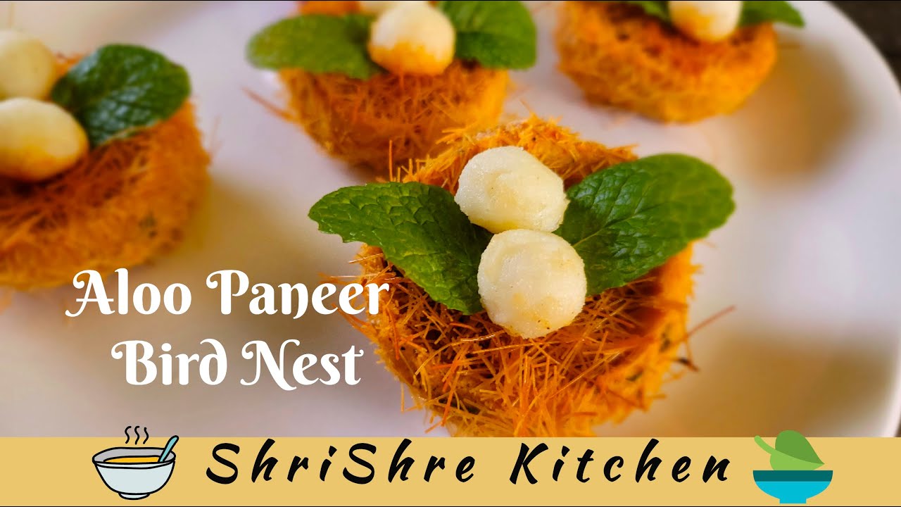 Aloo Paneer Bird Nest Recipe | Cook with Comali Fame Ashwin's Hit Recipe |Oven Baked