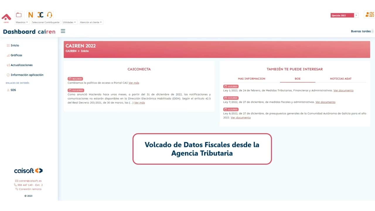 Cómo volcar los datos de la AEAT al programa de Renta y Patrimonio CAIREN en la web