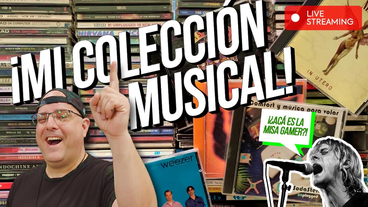 Revisamos MI COLECCIÓN MUSICAL | CDs y cassettes de los 80s, 90s y más | JuniorParallax