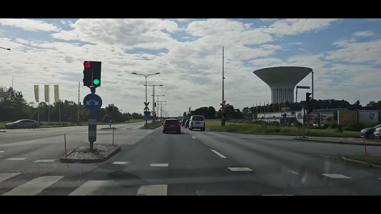 Driving Uppsala: Kvarngärdet - Fyrislund (New industry area)