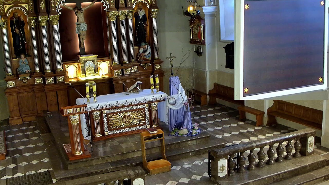 Transmisja mszy św. z kościoła w Szaflarach