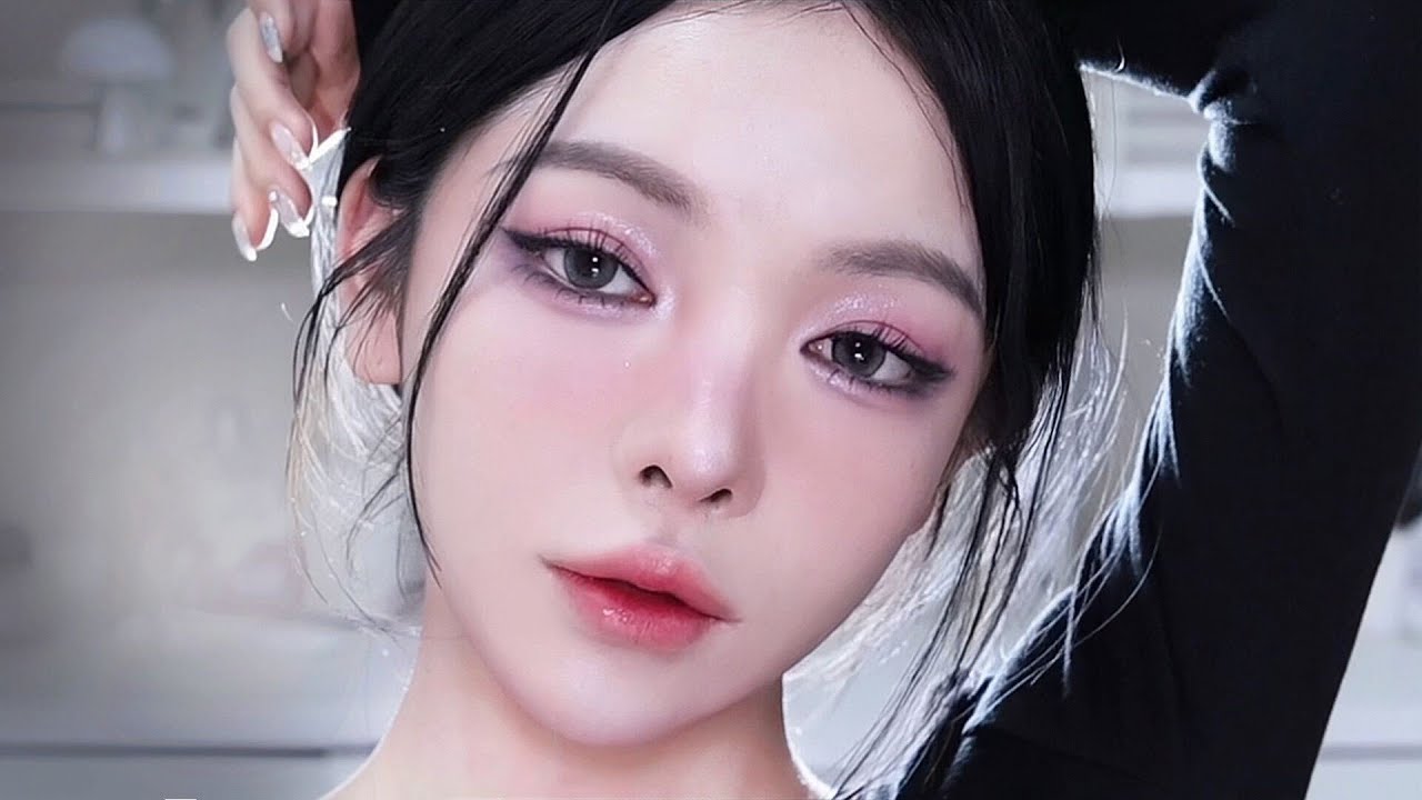 이목구비 2배 확장하는 도우인 메이크업🖤웨메 블랙허쉬블러링