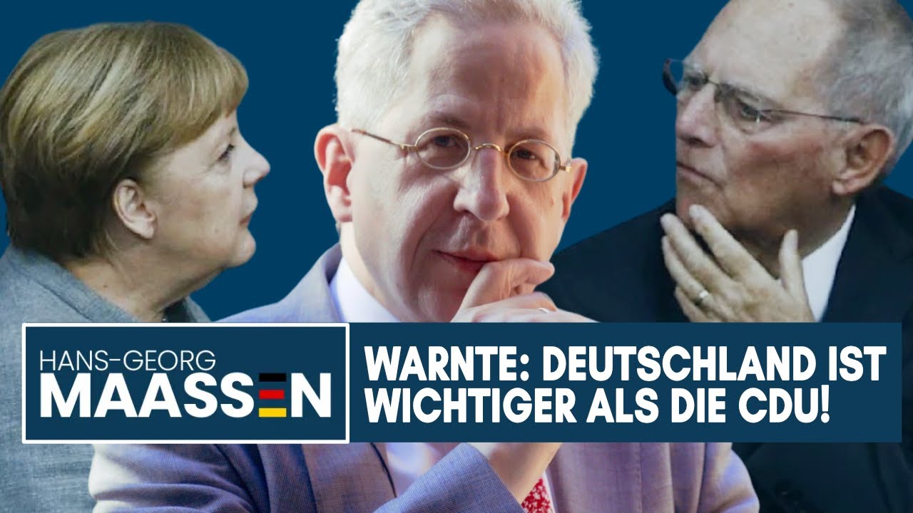 Merkel zerst&ouml;rt unser Land: Geheimes Treffen mit Sch&auml;uble - Dr. Hans Georg Maa&szlig;en