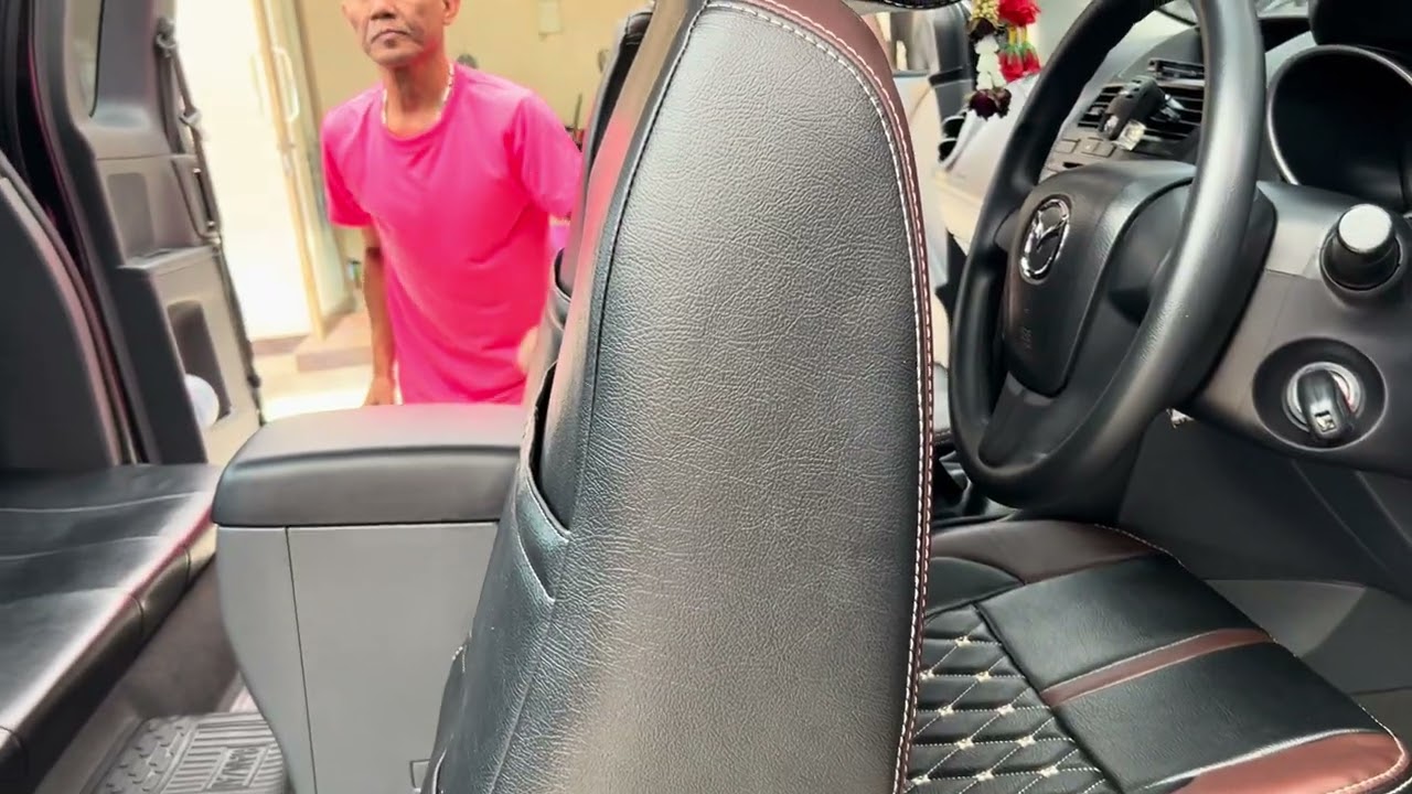 วิธีการติดตั้ง หุ้มเบาะ เบาะแคป Ford cab /Mazda cab โดยคาร์ไบรท์ โปรดักส์ 