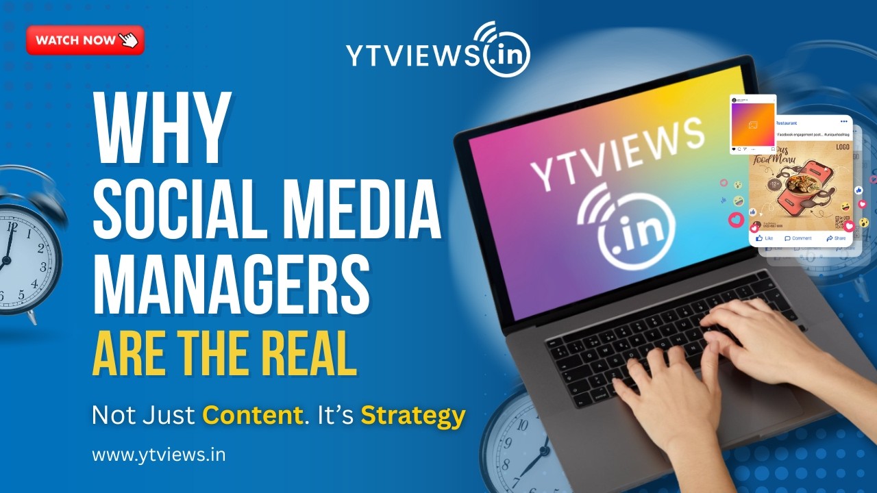 Ytviews Digital Media Pvt Ltd for Social Media Managers for right campaign strategies #ytviewsindia