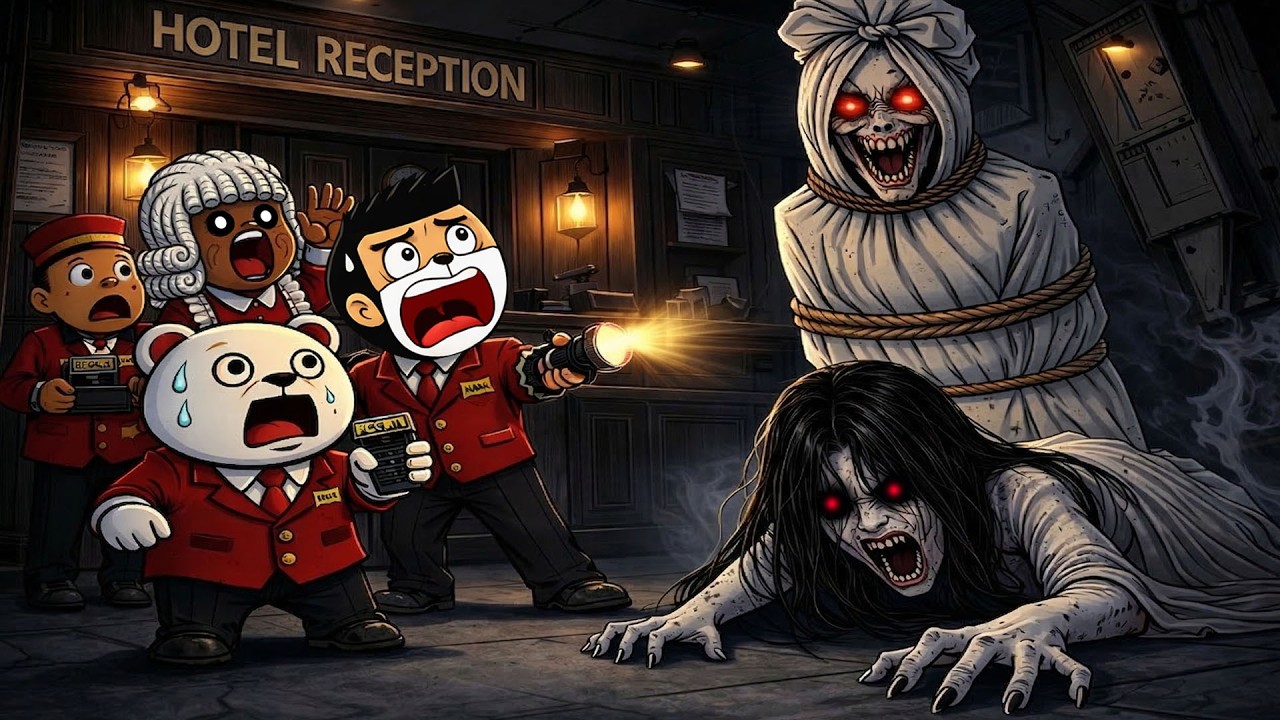 ทำงานกะดึก..ในโรงแรมผีสิง 👻  Roblox