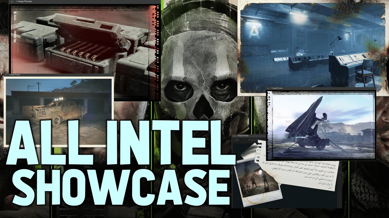 Modern Warfare 2 ALL INTEL SHOWCASE + FREE BLUEPRINT REWARD (All 10 Intel from the PRESEASON)