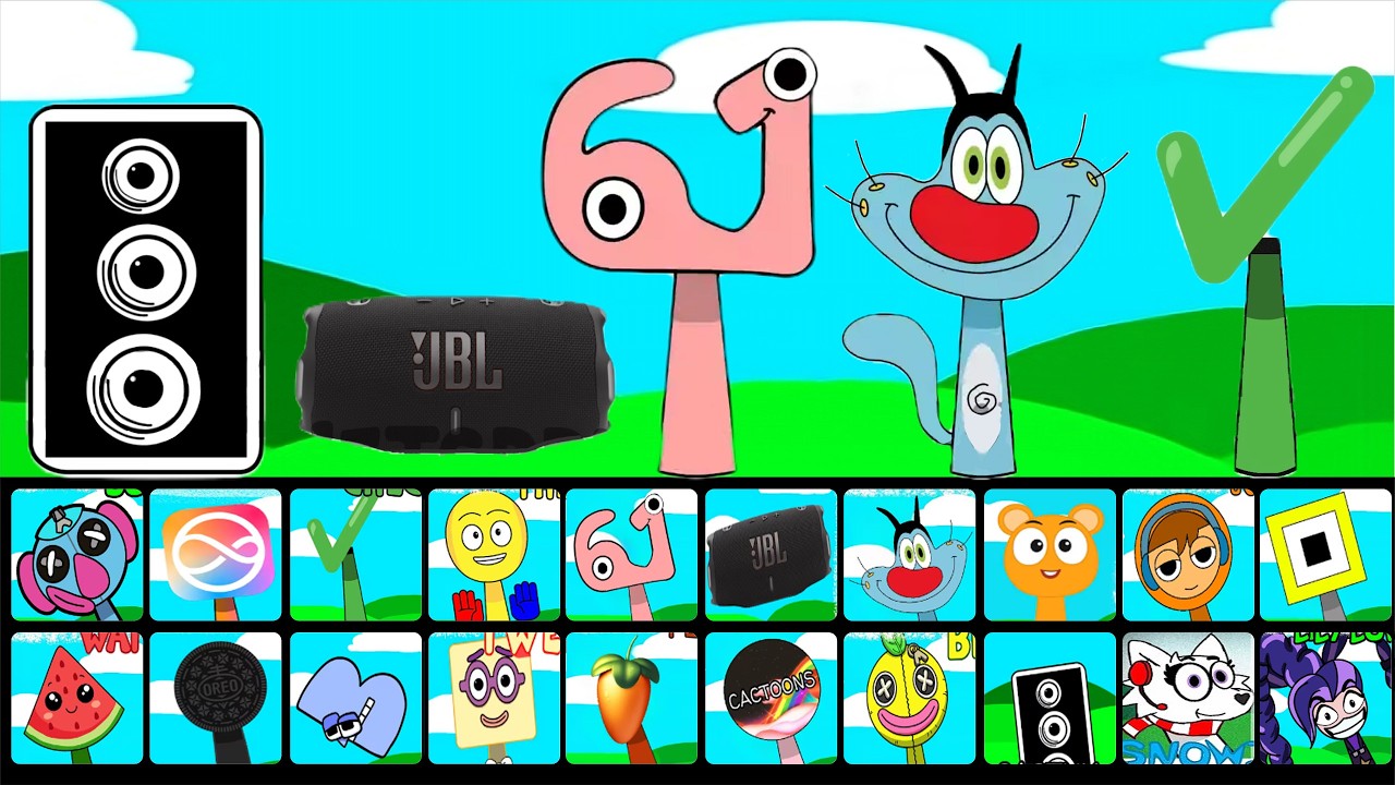 🔥 NEW Sprunki OCs Characters - 61 , JBL Speaker , Checkmark , Loudspeaker , Oggy