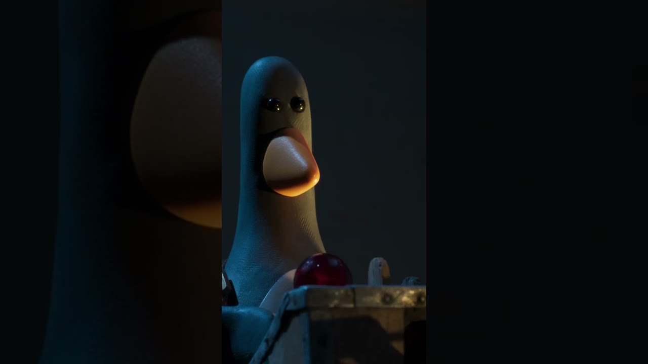 Feathers Cracks the Password 😅 #WallaceandGromit #Animation #Shorts