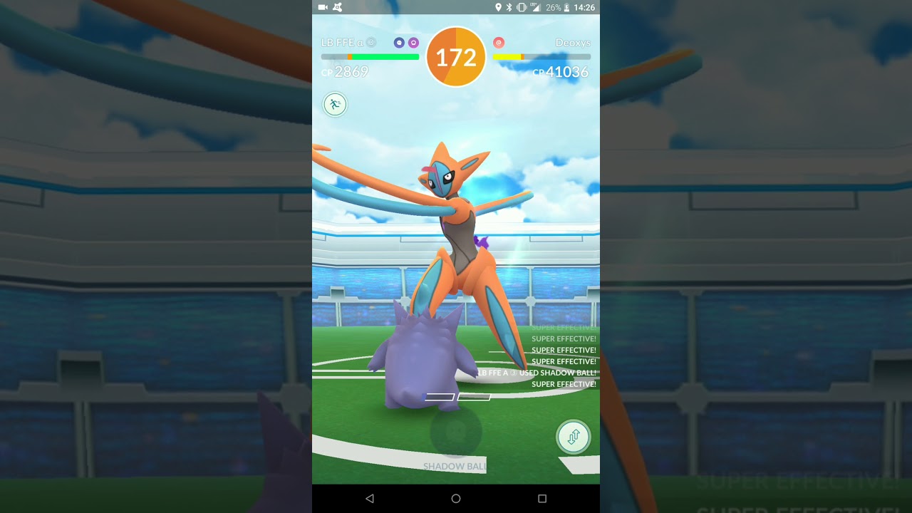 Deoxys A speedrun, 119 seconds left