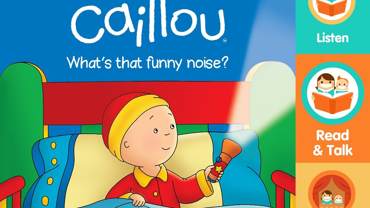 Caillou: What's That Funny Noise? - iPad app demo for kids
