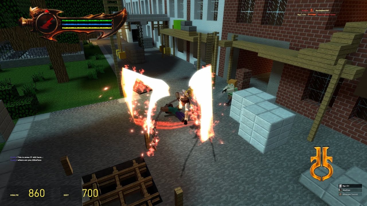 If Kratos joined a Gmod server