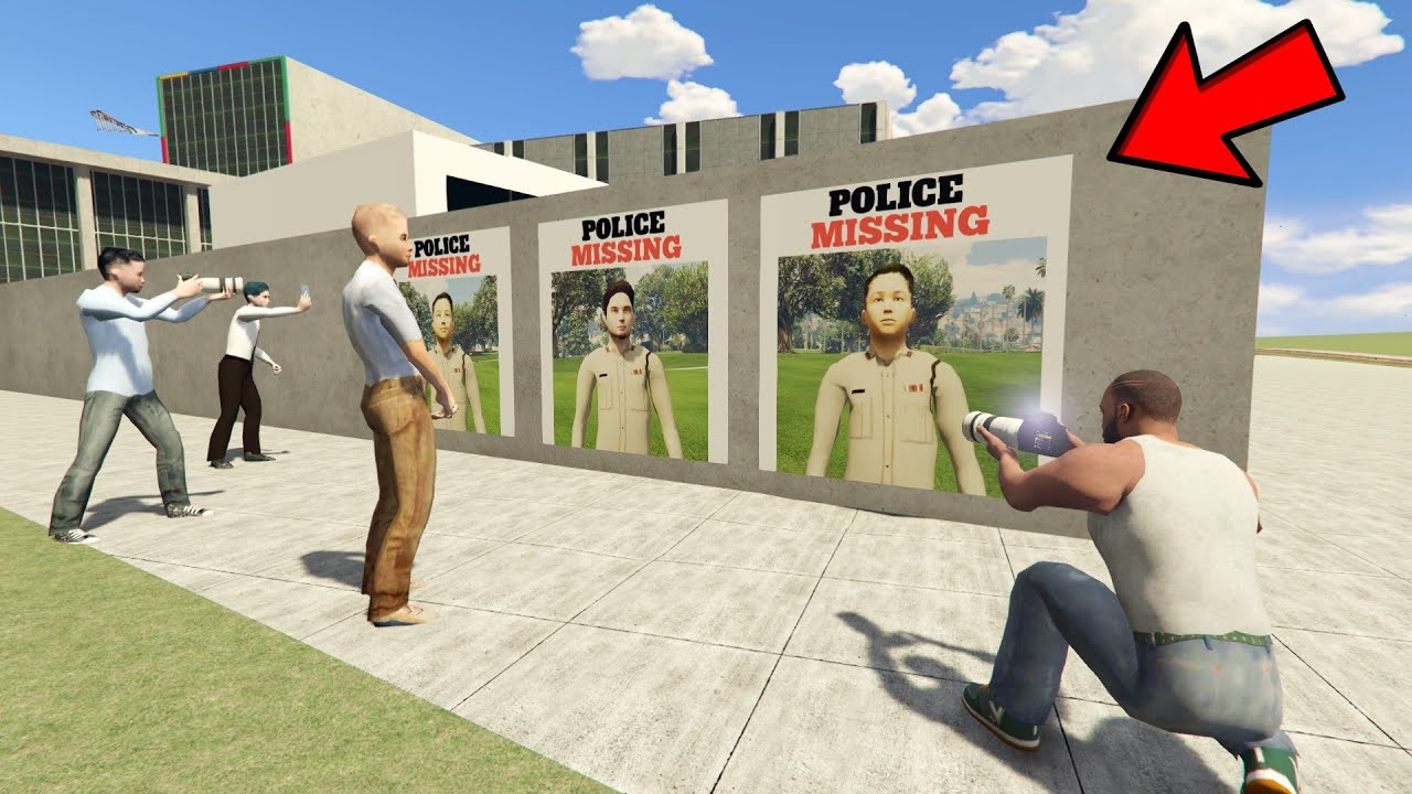 Franklin Try To Find Lost Police In Indian Bike Driving 3D