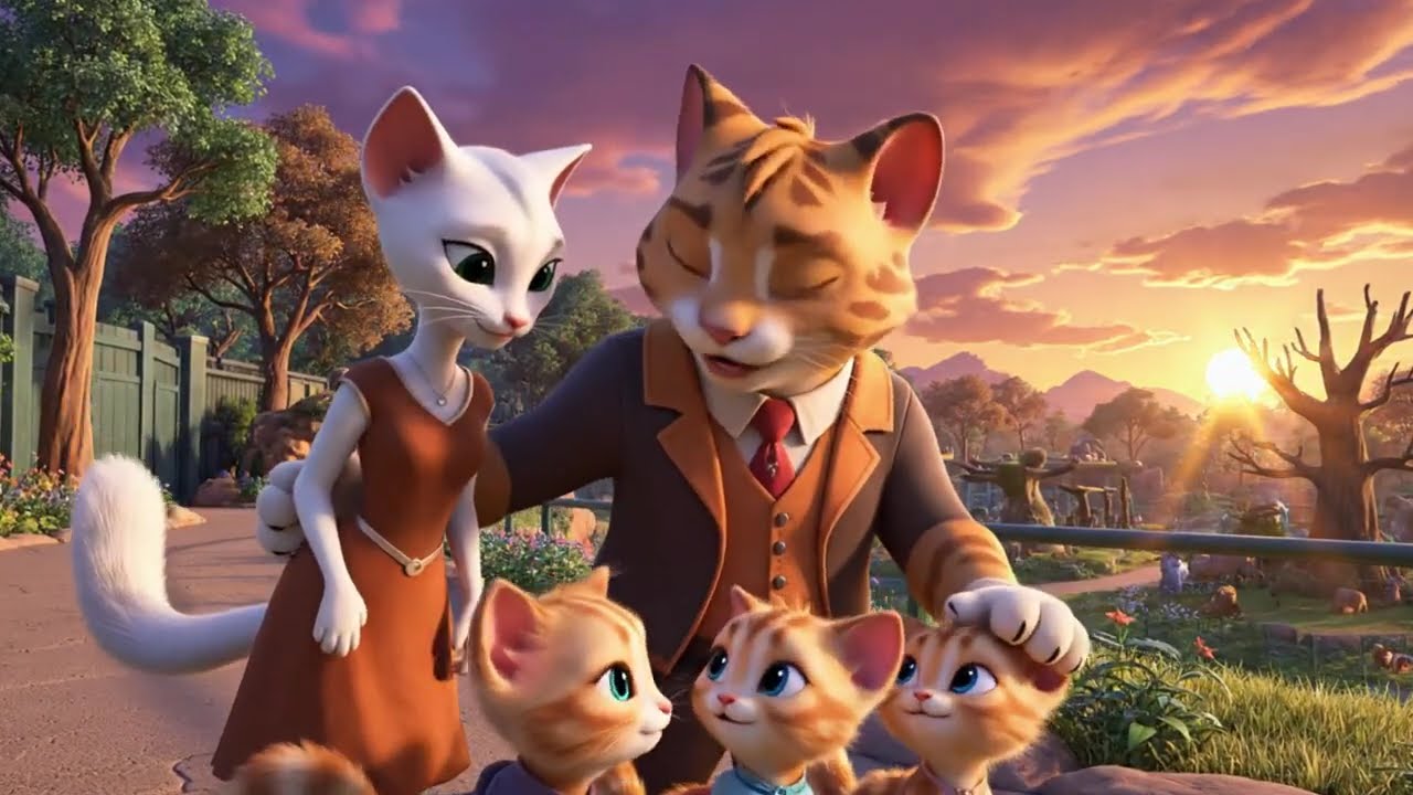 Cat Family Visit to a Zoo | Cat Family Zoo Visit | Cat Family Amazing Zoo Adventure