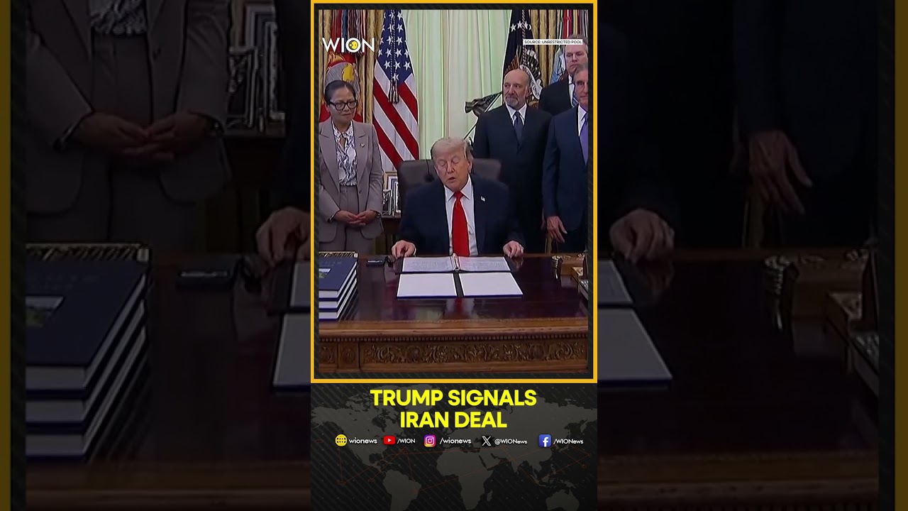Trump Says Great Settlement on Iran to Be Signed Soon and Strait Will Open | WION Shorts