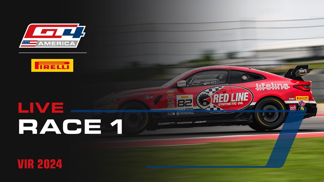 LIVE | Race 1 | Virginia |  Pirelli GT4 America 2024