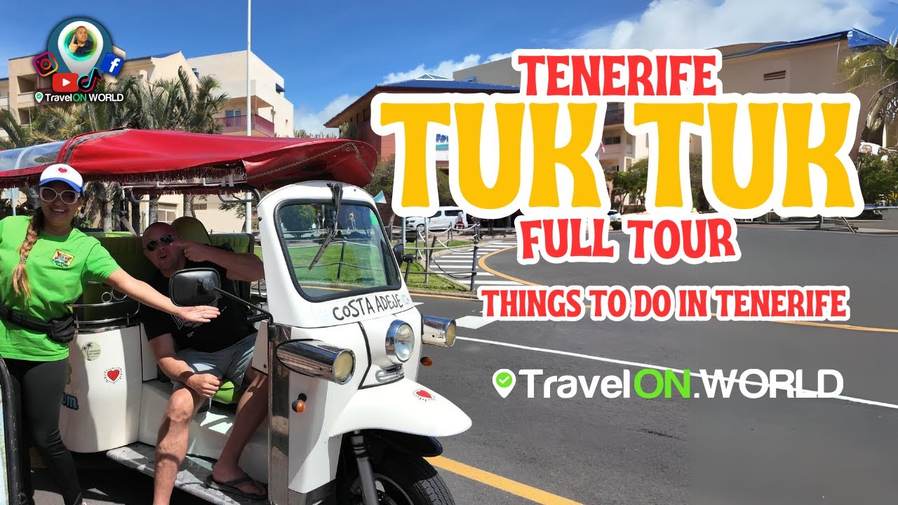 Beep, Beep🛺! Tuk Tuk Tour in Tenerife! | Join the TravelON Family on a Tenerife Tuk Tuk Tour