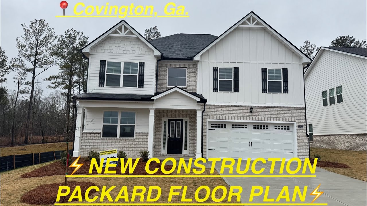 💰DEALS💰Come walk this brand new Packard style home from DR Horton in Covington, Ga.