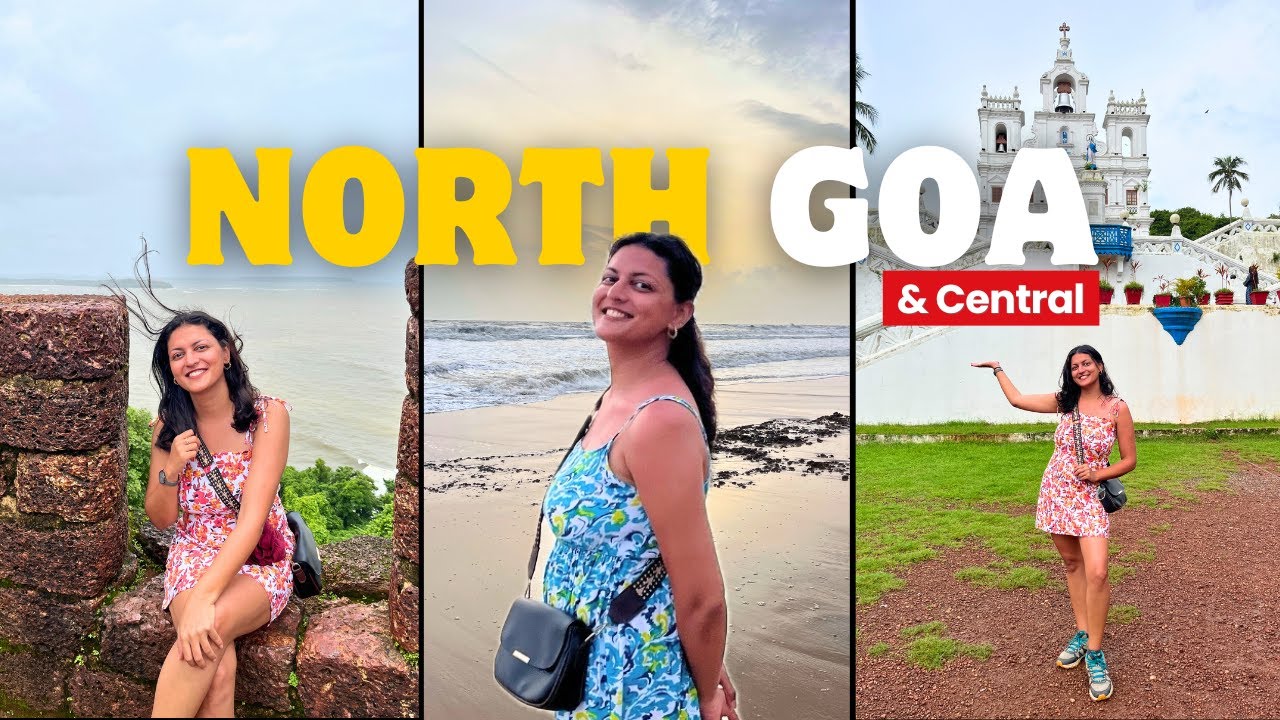 North Goa Travel Vlog (and Central) in Monsoon | Places to Visit in Goa in 2 Days |Khushboo Vasudeva