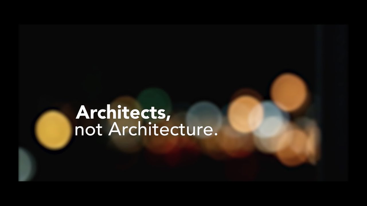 Hamburg Edition 01 - Architects, not Architecture.