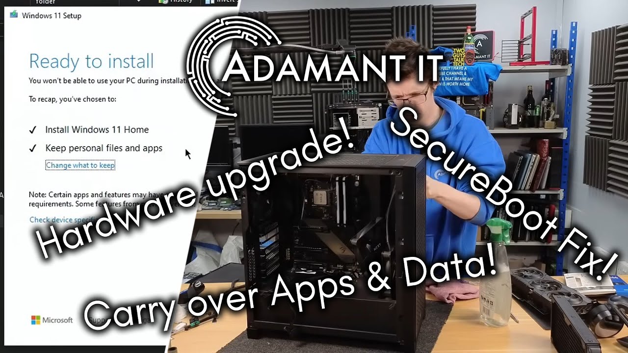 Overhauling a Gaming PC with Upgraded Parts and Windows 11 #462