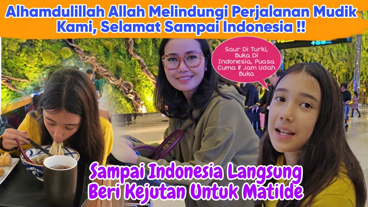 Alhamdulillah Tiba Di Indonesia, Momen Paling Haru, Keluar Pesawat Di Sambut Adzan...