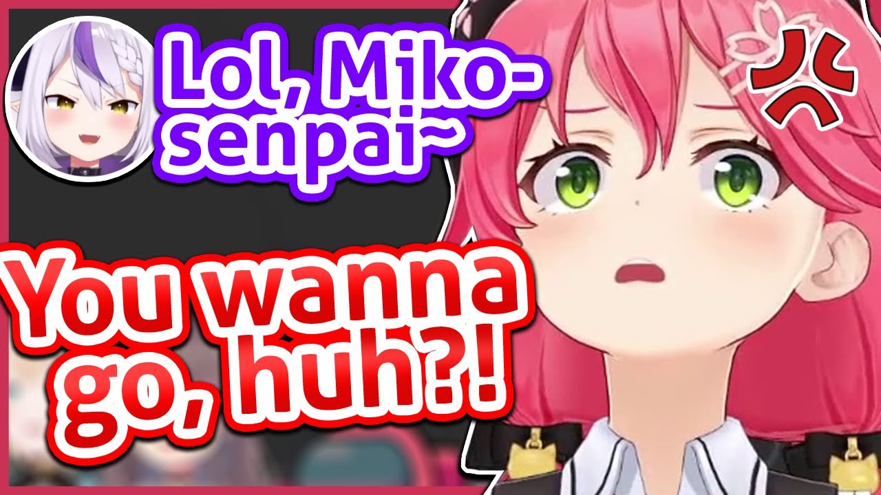 Laplus Makes Fun Of Miko & They Start Bickering Like Kids
