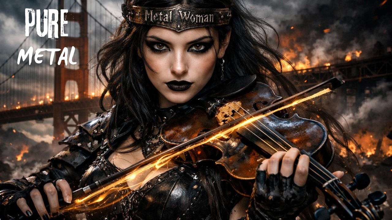 METAL WOMAN 🎻 1 HEURE de Violon death metal & Dark Fantasy - Background