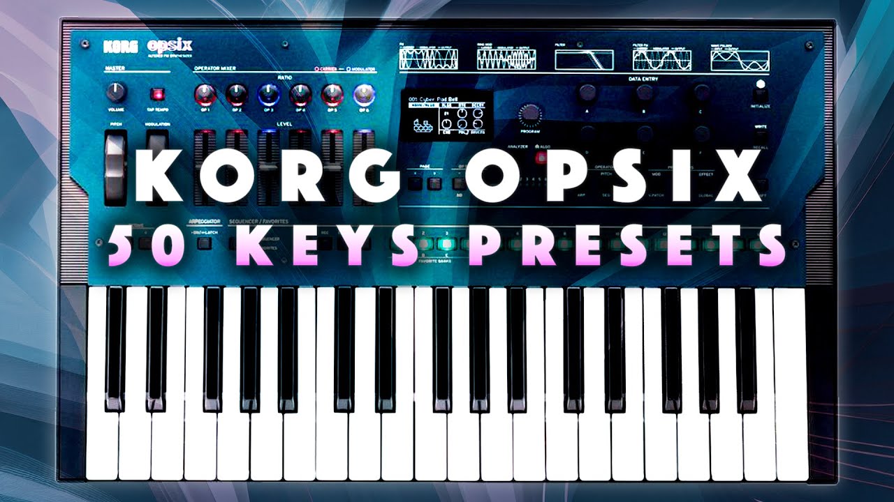 Korg Opsix - Sensitive FM Keys Presets (Demo/No Talking)