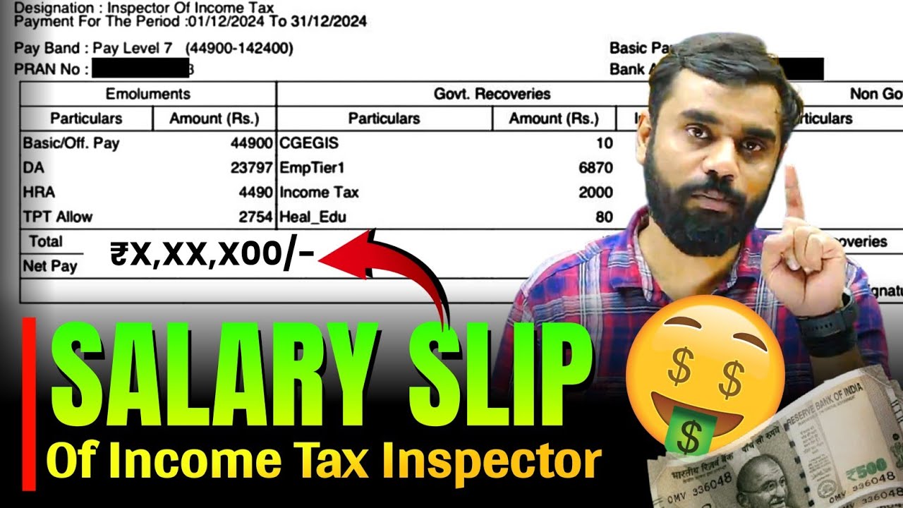 🔴 SSC CGL ( Income Tax Inspector ) की Salary Slip 2025 || Full Details | Aditya Ranjan Sir