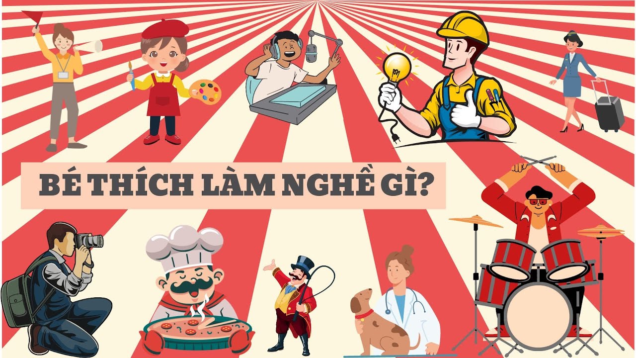 Nghề Gì Đây? Lớn Lên Bé Thích Làm Nghề Gì | Tủ Sách Của Tôm