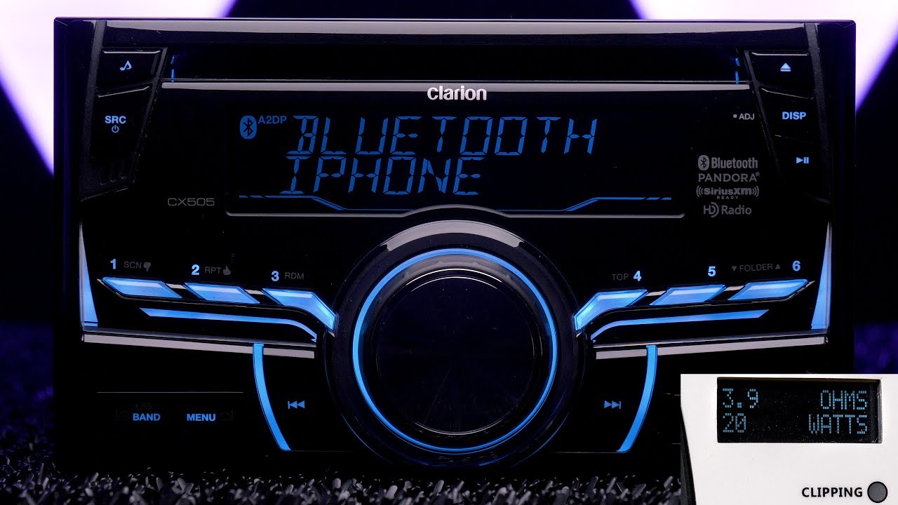 Clarion CX505 Double DIN Under $200 - Exceeds all Tests!!!