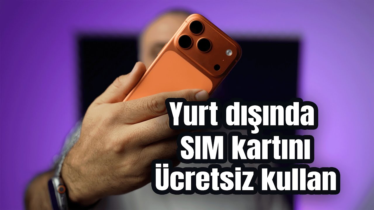eSIM y&ouml;ntemi ile Yurt dışında hattını &uuml;cretsiz kullan.✈️