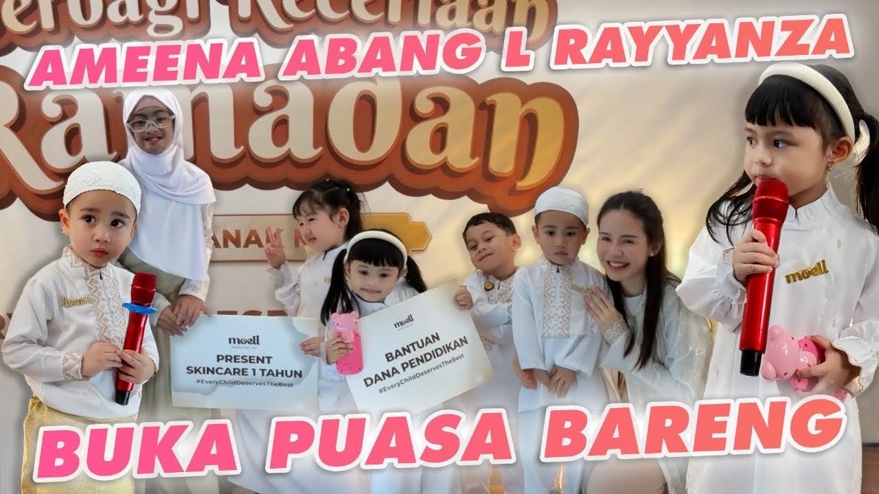 AMEENA RAYYANZA ABANG L BUKBER!! SERU BANGET GEMES