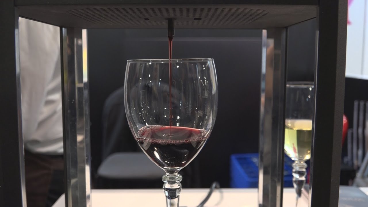 D-vine, une machine pour boire du bon vin ! #CES2016