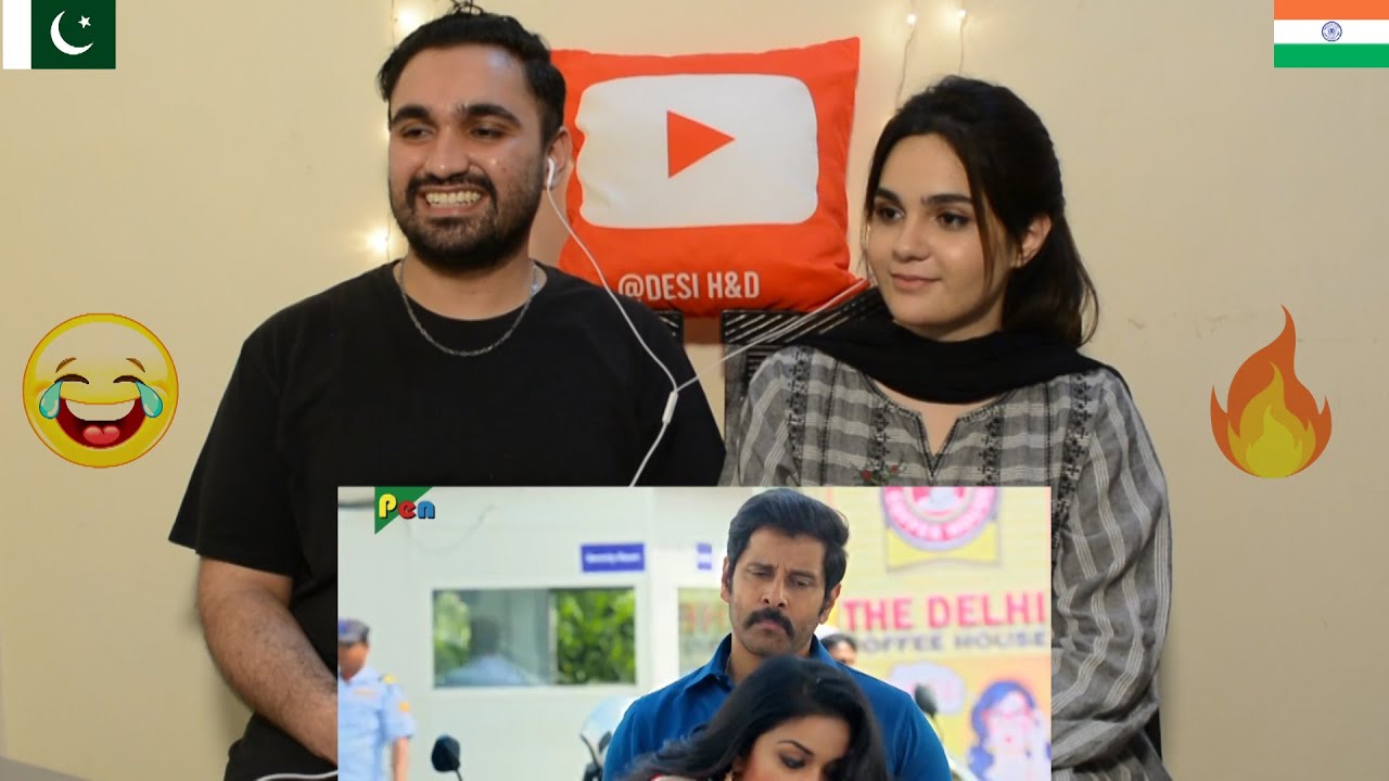 Pakistani reaction to Saamy² Hit Comedy Scenes Vikram, Keerthy Suresh, Aishwarya | Desi H&D Reacts