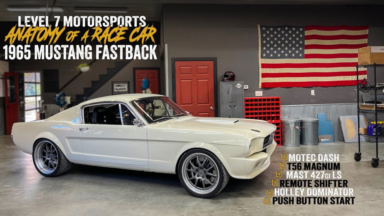 АНАТОМИЯ ГОНОЧНОГО АВТОМОБИЛЯ: Mustang Fastback 1965 года Шейна Гаррисона