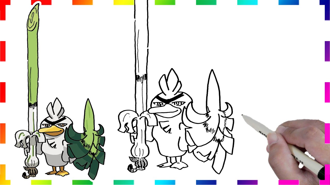 Sirfetch'd | How to drawing