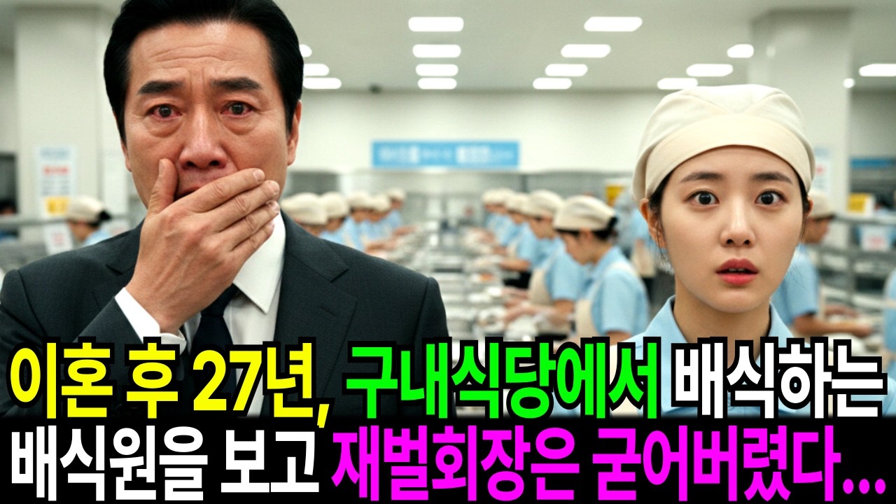 전처와 이혼 후 27년, 재벌회장은 아무 생각 없이 들어간 구내식당에서 가난한 젊은 배식원을 보고 그대로 굳어버렸다