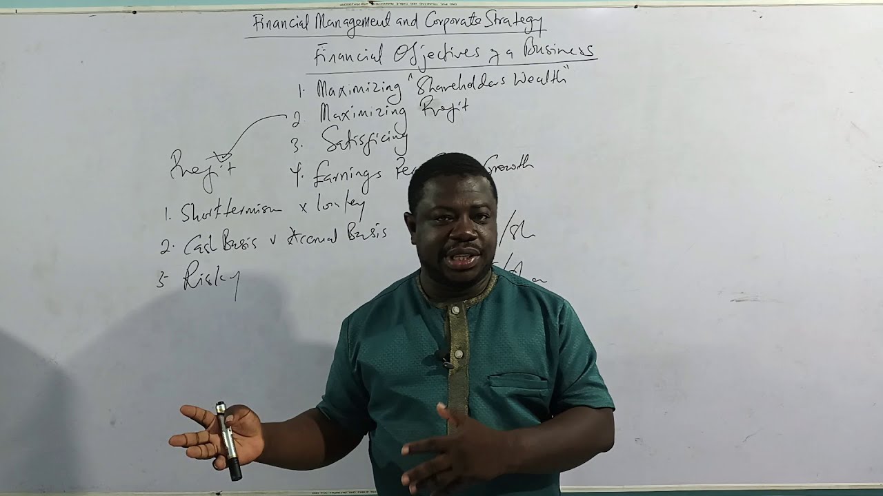 CORPORATE STRATEGY AND FINANCIAL MANAGEMENT