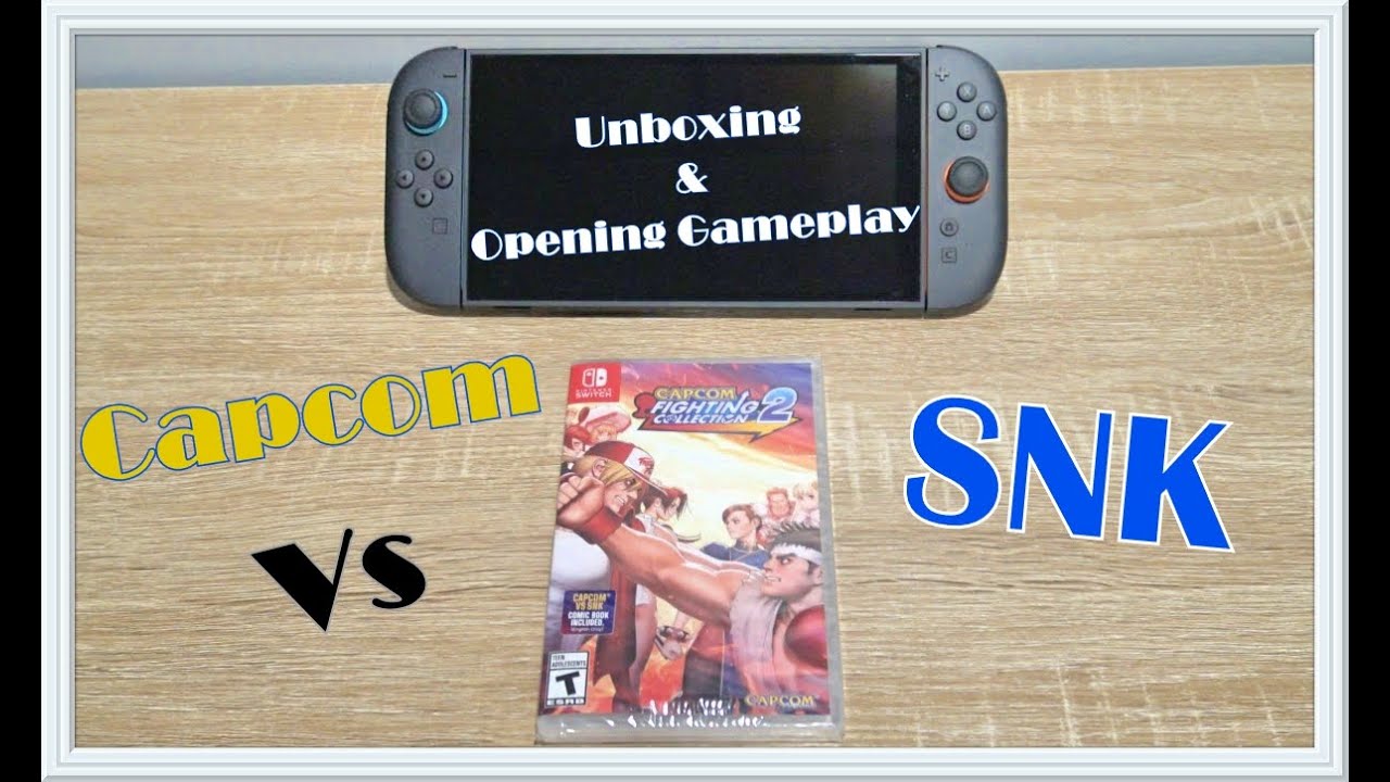 CAPCOM Fighting Collection 2 Nintendo Switch 2 Unboxing and Opening Gameplay
