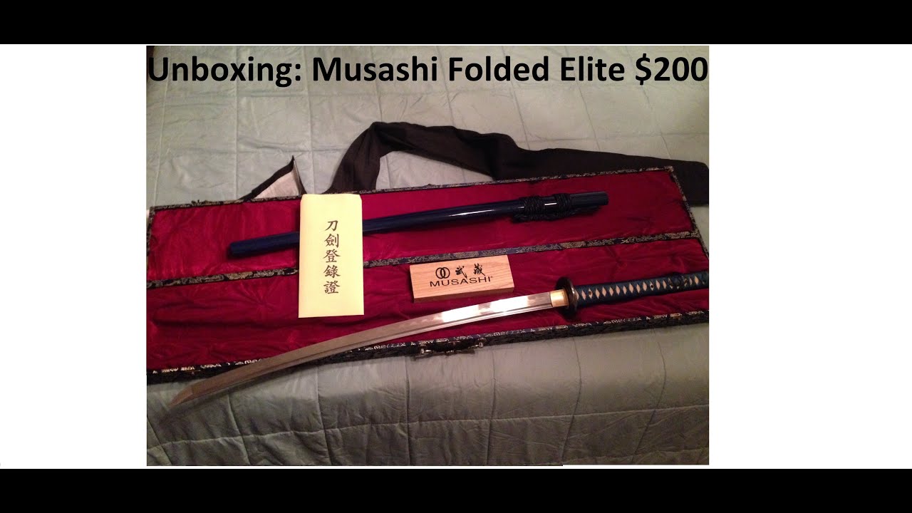 Unboxing: Katana - Musashi Folded Elite From Trueswords.com