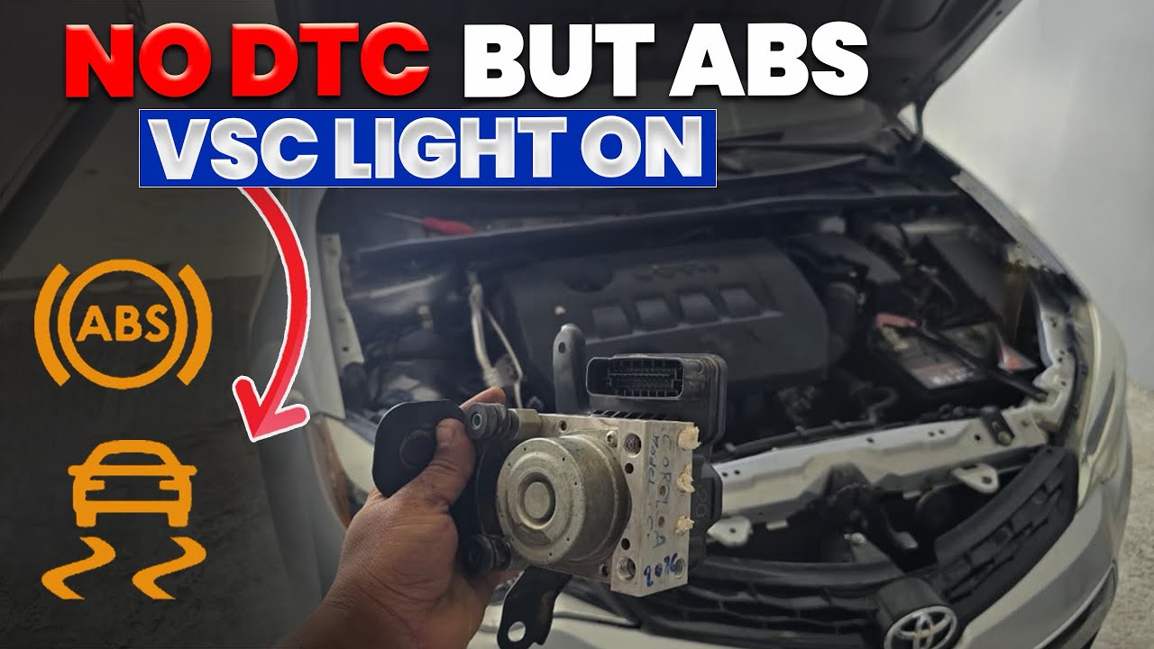No DTC But ABS & VSC Light On || Secret 🤫 Solution 