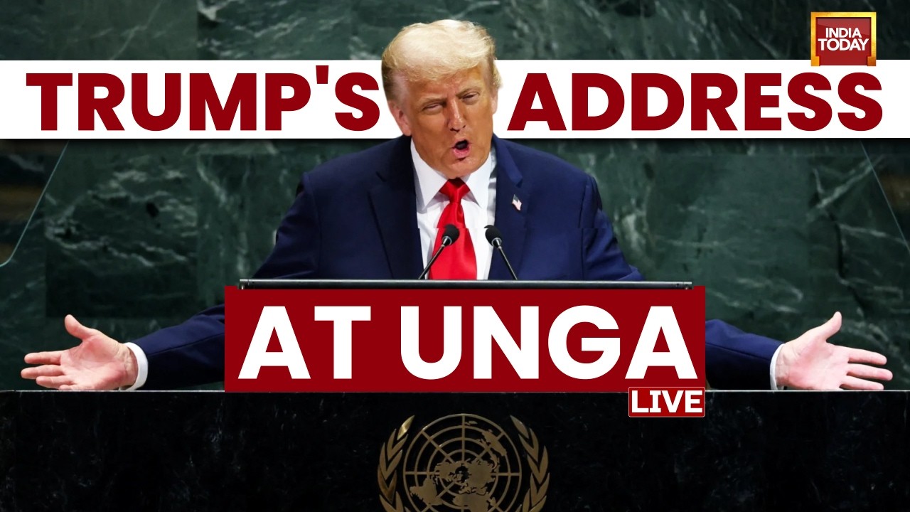 Trump At UNGA 2026 Live: US President Donald Trump Addresses UNGA | Putin | Ukraine | Iran | Nuclear
